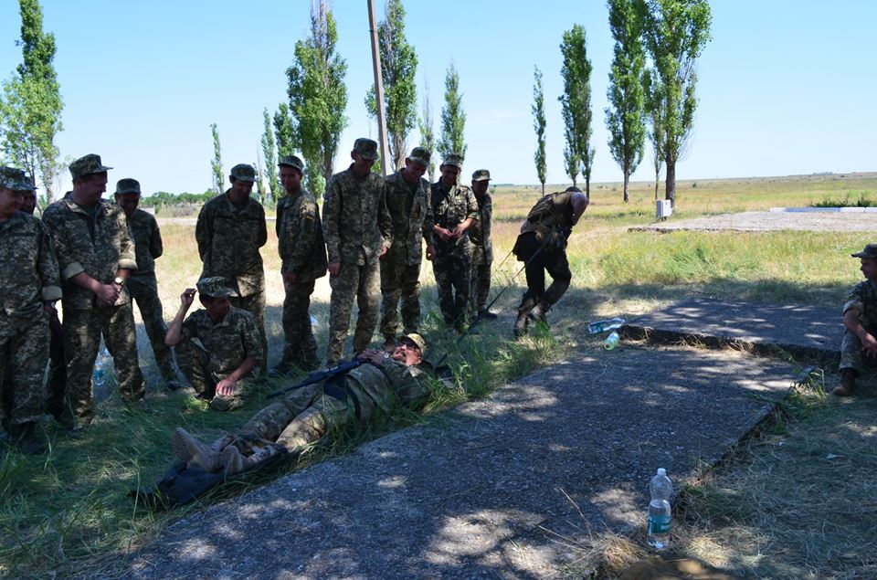 Личный состав стрелкового батальона Николаевского ОВК успешно прошел все этапы одиночной подготовки на полигоне 9