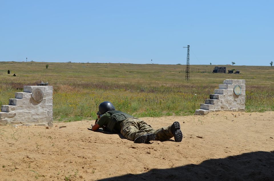 Личный состав стрелкового батальона Николаевского ОВК успешно прошел все этапы одиночной подготовки на полигоне 13