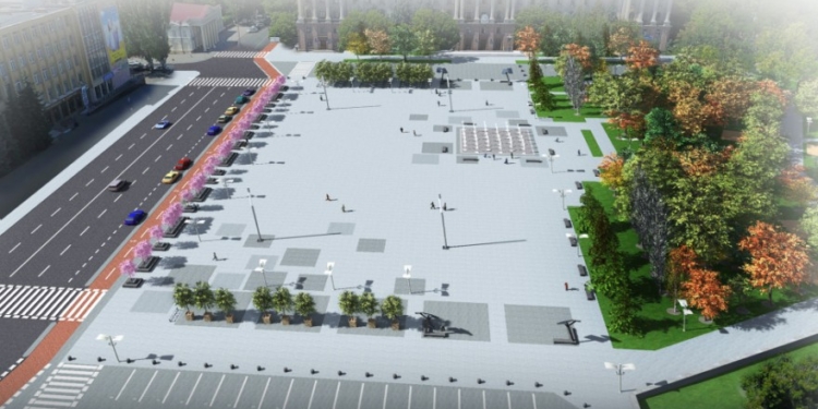 В Николаеве предлагают уменьшить проезжую часть и закрыть Ингульский спуск – начался новый виток споров о том, как должна выглядеть Соборная площадь