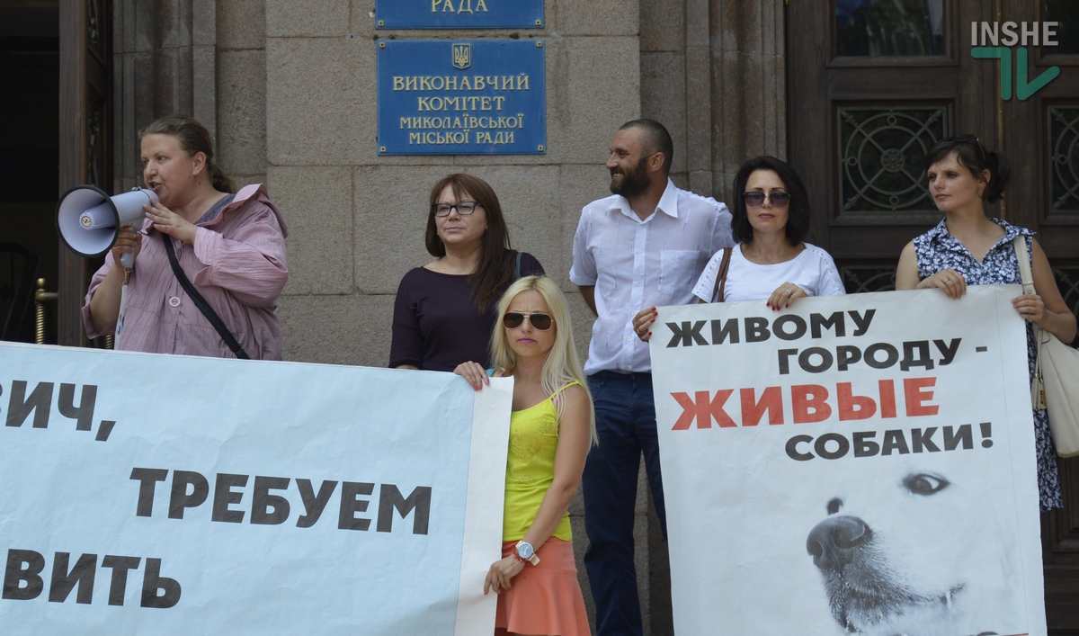 «Голобродский – живодер!»: в Николаеве зоозащитники снова потребовали уволить директора КП «Центр защиты животных»