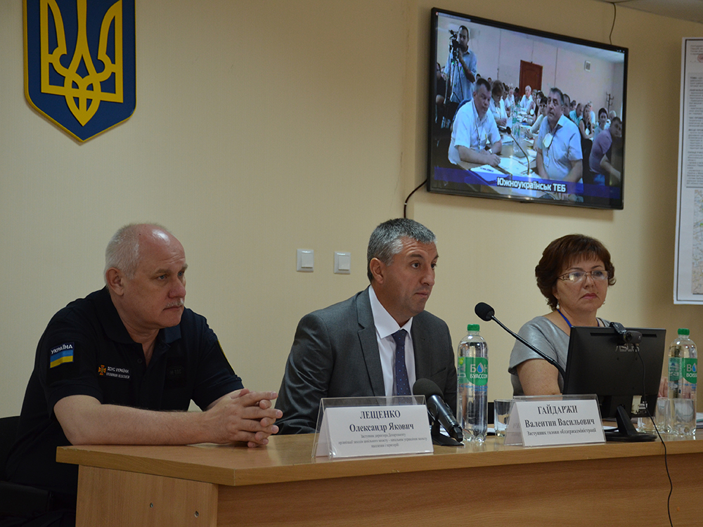 На Николаевщине силы гражданской защиты отработали действия на случай ЧП на Южно-Украинской АЭС 1