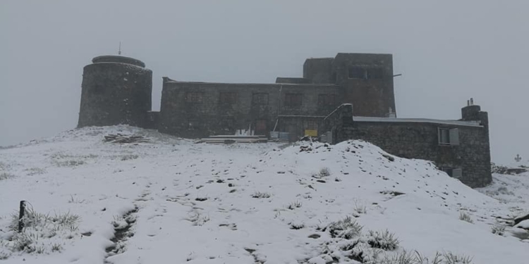 В Карпатах выпал снег, температура опустилась до 0°