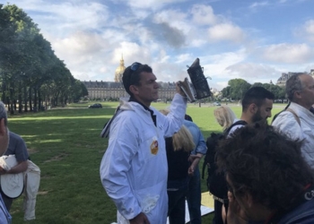 Во Франции из-за пестицидов тоже гибнут пчелы – их похоронили на Марсовом поле