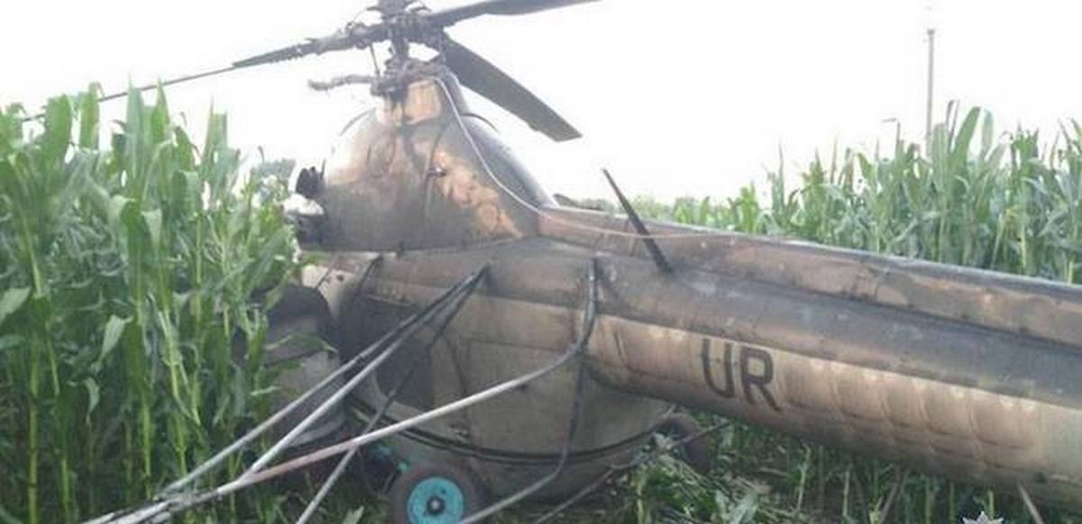 Под Черниговом вертолет обесточил пять сел
