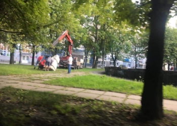 Во Львове пытались украсть памятник героям УПА