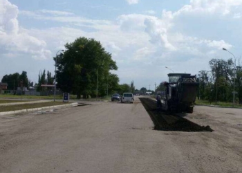 На Н-11 Днепр – Николаев начали ремонтировать новый 5-километровый участок – от Баштанки в сторону Нового Буга