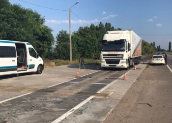 За неделю на Николаевщине выписали водителям фур штрафов за проезд за превышение допустимых весовых/габаритных параметров на 2659 евро