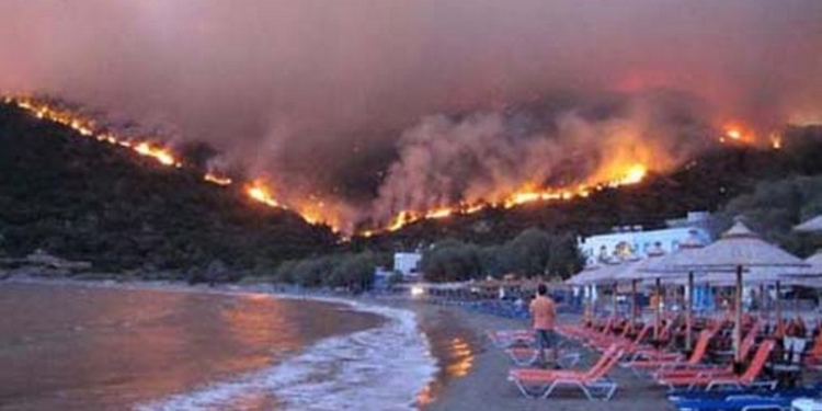 Восемь украинцев попросили украинского консула в Греции помочь им переехать из греческого города Кинета в Афины из-за лесных пожаров