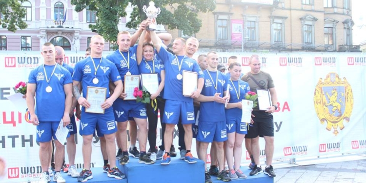 Николаевские десантники заняли второе место на II-й Всеукраинском чемпионате по функциональному многоборью среди команд ДШВ