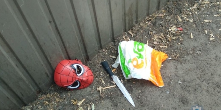 Киевская полиция арестовала “человека-паука”, который ограбил три пункта выдачи кредитов