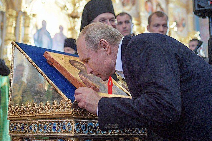 "Силикон со скулы сполз": в сети высмеяли фото Путина 1