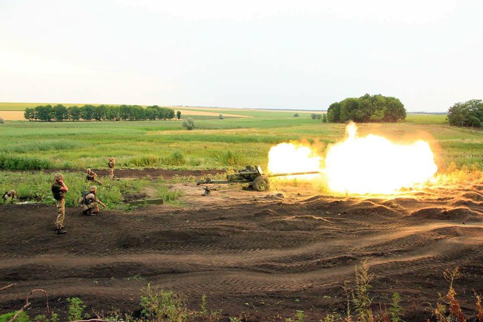 Артиллеристы 36-й Николаевской бригады морпехов заняли 3-е место на соревнованиях на лучший противотанковый расчет 5
