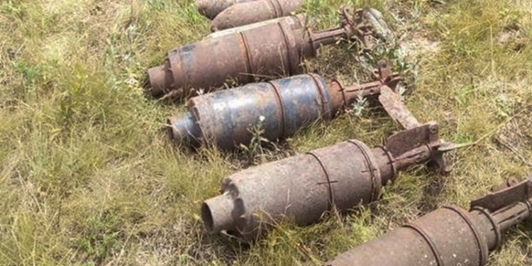 В Николаевской области обезврежено 10 боеприпасов