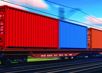 “Укрзализныця” отправила в первый рейс новый контейнерный поезд