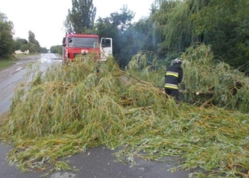На западную Украину обрушился ураган