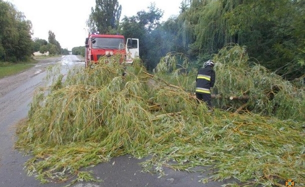 На западную Украину обрушился ураган