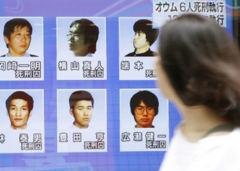 В Японии казнили шесть членов секты Аум Синрике