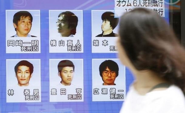 В Японии казнили шесть членов секты Аум Синрике