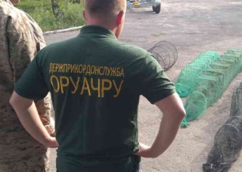 На Кинбурне пограничники наткнулись на ловушки, в которых было крабов и креветок на 2 миллиона гривен