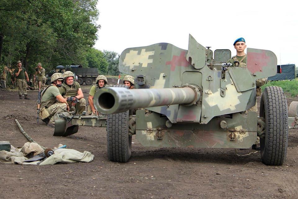 Артиллеристы 36-й Николаевской бригады морпехов заняли 3-е место на соревнованиях на лучший противотанковый расчет 1