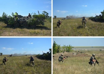 В Николаеве десантники 79-й бригады провели тактические учения