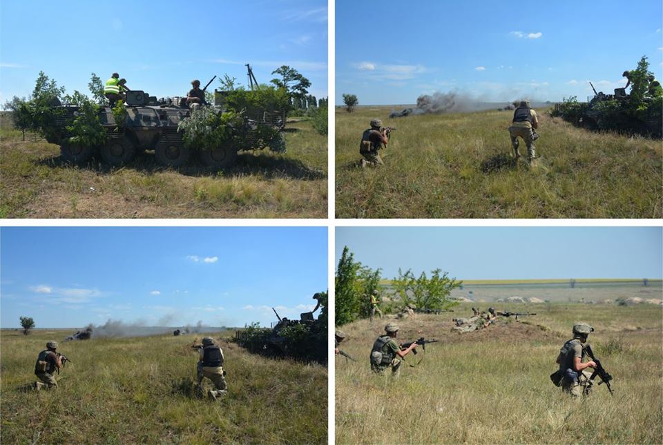 В Николаеве десантники 79-й бригады провели тактические учения 5