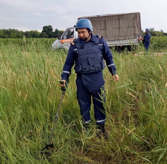 В Казанковском районе Николаевщины обнаружено 60 артиллерийских снарядов 7