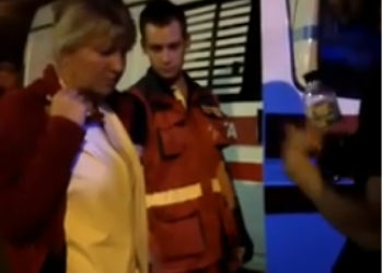 В Ирпене полицейский укусил за нос активиста АвтоЕвроСилы – приехала сотня его соратников