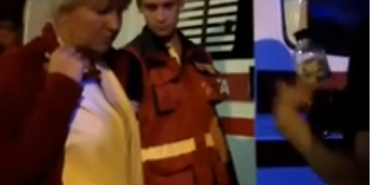 В Ирпене полицейский укусил за нос активиста АвтоЕвроСилы – приехала сотня его соратников