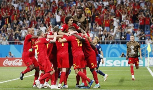 Сборная Бельгии в драматическом матче обыграла японцев со счетом 3:2