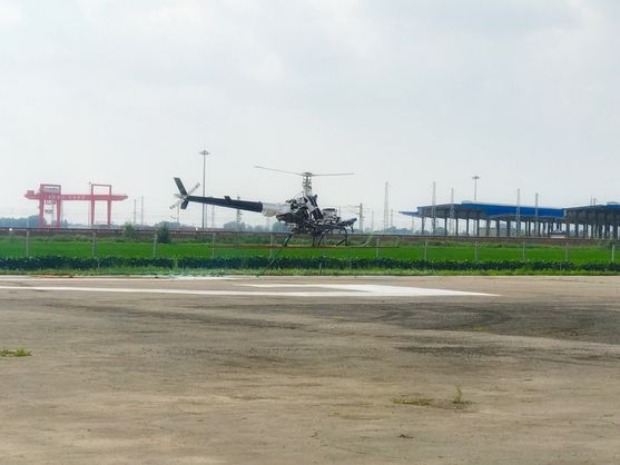 В Китае успешно испытали беспилотный вертолет 1