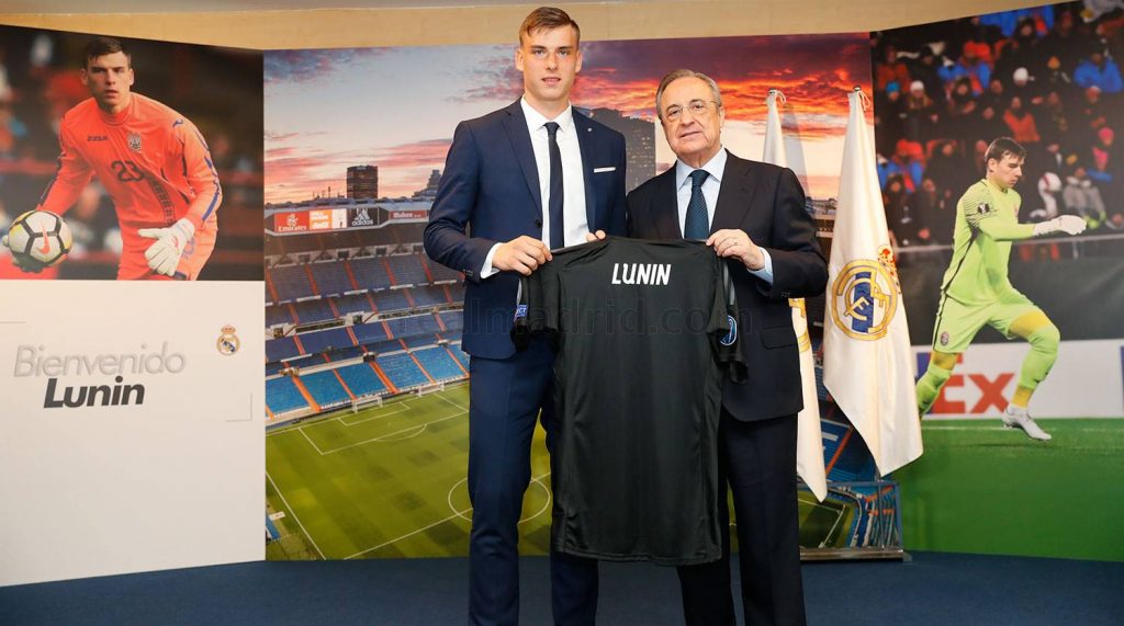 Мадридский «Реал» презентовал украинского вратаря Лунина 11