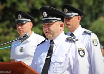 В третью годовщину создания Нацполиции Сенкевич пожелал, чтобы полицейские лучше боролись с вандалами