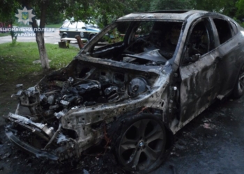 В Ровенской области сожгли автомобиль замглавы райгосадминистрации