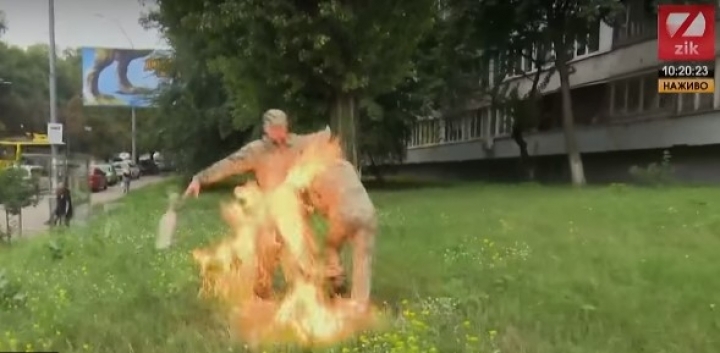 Бывший командир очаковского «котика», устроившего самоподжог у Минобороны, объяснил его поступок