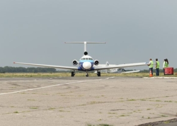 А тем временем где-то: аэропорт Полтава принял первый пассажирский рейс после реконструкции