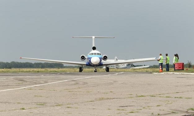 А тем временем где-то: аэропорт Полтава принял первый пассажирский рейс после реконструкции