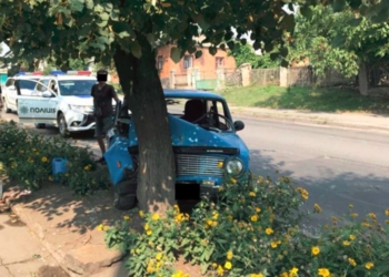 На Николаевщине “Москвич” въехал в дерево – пострадали 4 девушки