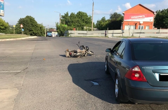 На Николаевщине еще один мотоциклист пострадал в ДТП