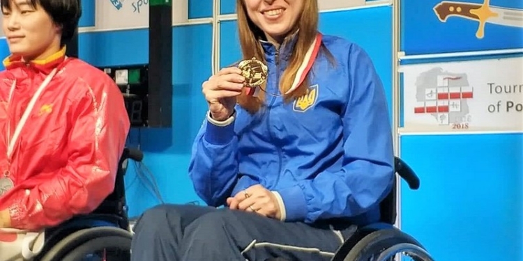 Николаевская фехтовальщица-колясочница вернулась с этапа Кубка мира с двумя наградами