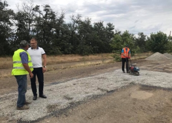 Управление инфраструктуры ведет работы по ремонту шести дорог местного значения на Николаевщине