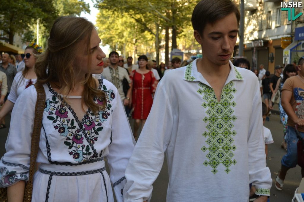 Николаевцы отметили День Независимости традиционным Маршем вышиванок 37