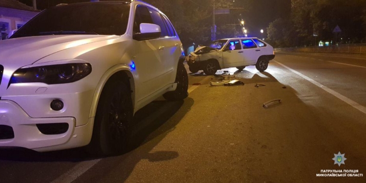 В Николаеве ночью произошло два «пьяных» ДТП
