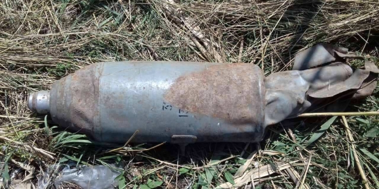 В Веселиново нашли современную авиабомбу ФАБ-50