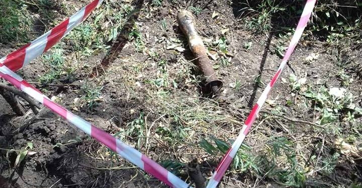 На Николаевщине обнаружили гранатометный снаряд