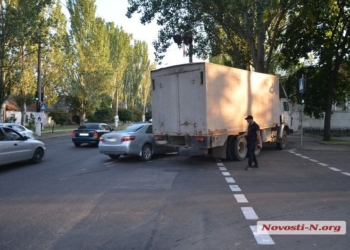 Начальник Николаевского райотдела полиции стал участником ДТП в центре Николаева – СМИ