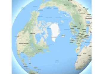 Google Maps теперь показывает Землю круглой, а не плоской