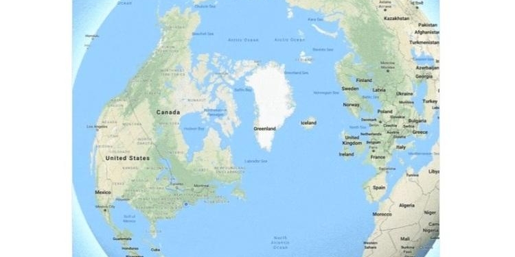 Google Maps теперь показывает Землю круглой, а не плоской