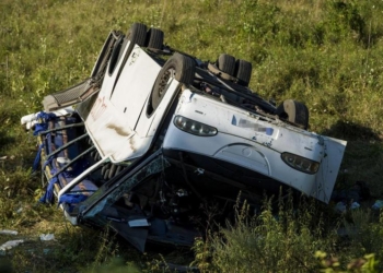 В Венгрии разбился микроавтобус с украинцами – пострадали 13 человек