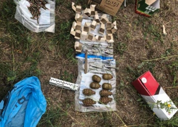 “Березнеговатский стрелок” хранил у себя дома арсенал боеприпасов – 8 боевых гранат и свыше 300 патронов